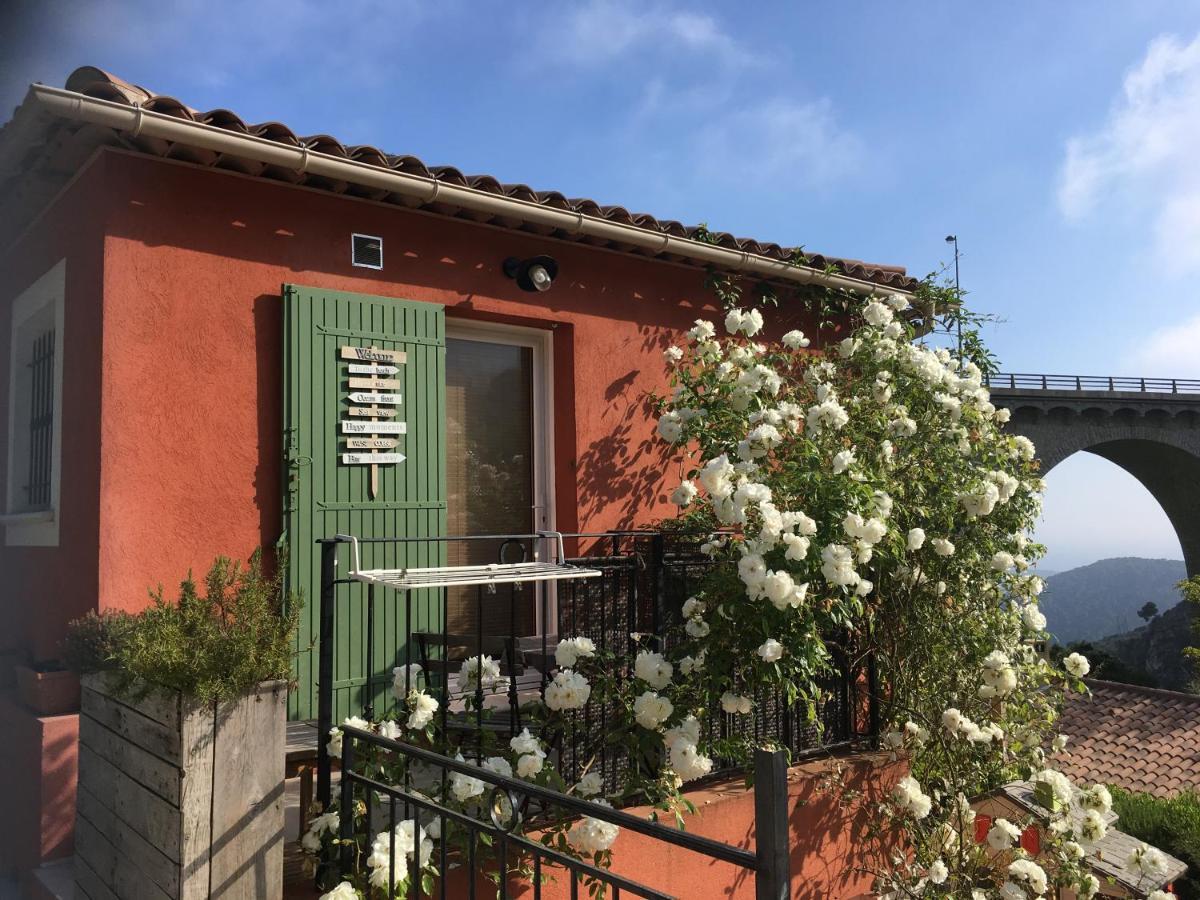 Studio Pied Village Eze - Dans Villa Recente - Parking Gratuit エクステリア 写真